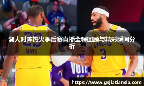湖人对阵热火季后赛直播全程回顾与精彩瞬间分析